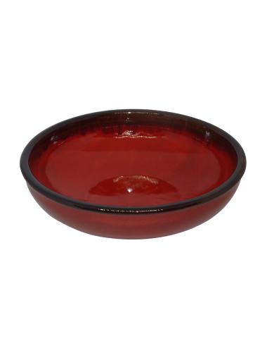 Saladier Rouge Provence en céramique - BLOUMI