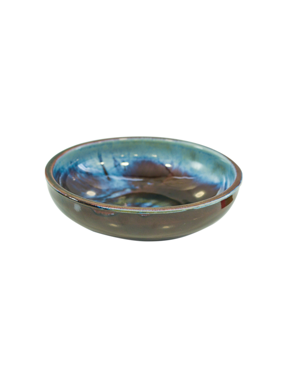 Saladier céramique intense bleu