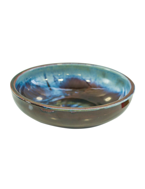 Saladier céramique intense bleu