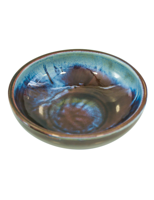 Saladier céramique intense bleu