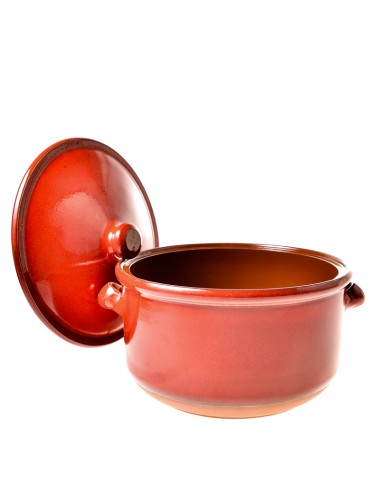 Cocotte ronde rouge cendre - Bloumi